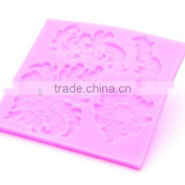 Leaves shape silicone fondant mold cake mold leaves fondant mold