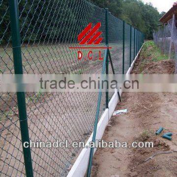 PVC chain link mesh fence/decorative iron window guards