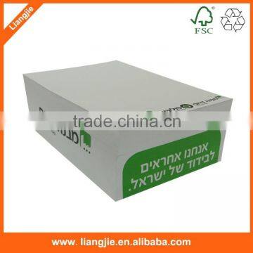 Office popular 4 sides printing custom logo memo cube for promotion