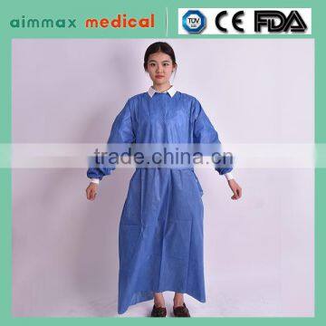 Isolation Hospital Medical Patient Disposable Surgical Gown with certificate supplier with CERTIFICATE supplier