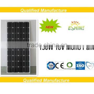 130-155w Monocrystalline solar panel wholesale