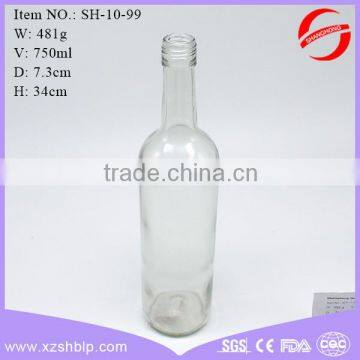 Custom Design 750ml Empty Whiskey Glass Bottle Factory photo-4
