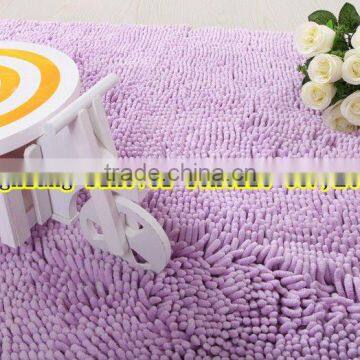 100% polyester microfiber chenille fabric for carpet, gloves