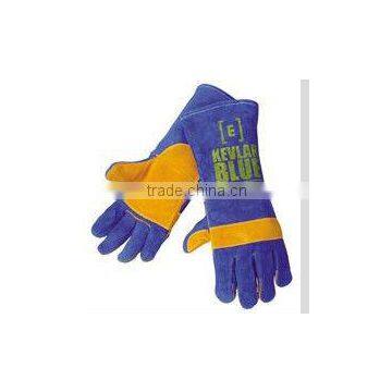 Lining cow split leather welding gloves