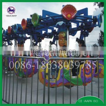 New product Chrismas carnival park rides sea horse rides