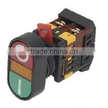 double head push on push off button switch building block type APBB-22N