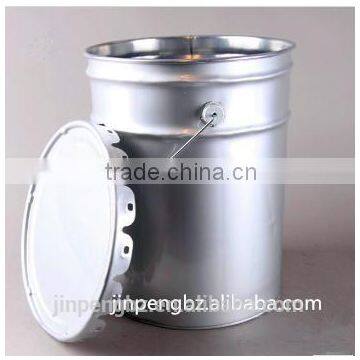 25L tin bucket with steel handle for latex paint, coating or other chemical products