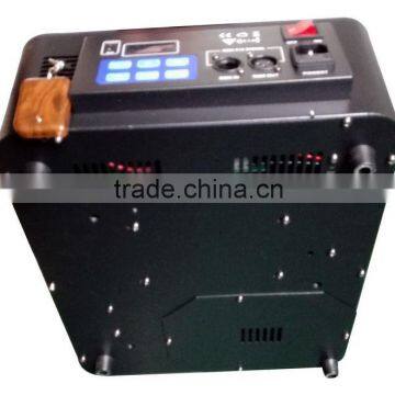 Pro DJ Geyser Geiser RGB CO2 Fog Cannon Pyro Vertical Upward 24*3W RGB 3IN1 1500W LED Fogger Machine With LCD Display photo-4