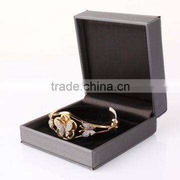 High Level PU & Plush Pattern Jewelry Gift Boxes for Bangle Bracelet Earrings Pendant photo-4