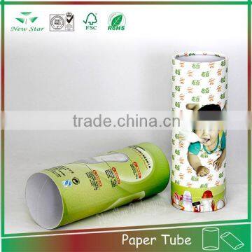 electronics use paper material round cardboard packaging can