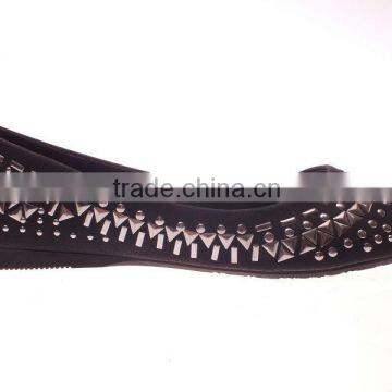 Hip-hop flat shoes for women studs decoration 2014