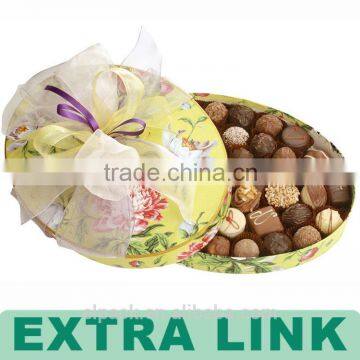 Popular Design Custom Logo Silk Printing Cardboard Round Truffle Packaging Box photo-3