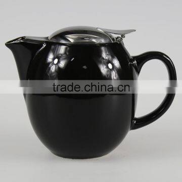 Ceramic Coffee And Tea Pots With Logo Decal Artwork Design Customized