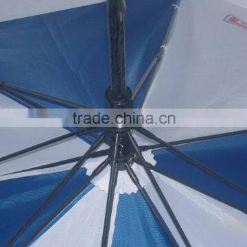 Windproof Golf Umbrella Promotion Umbrella Blue and White Umbrella photo-4