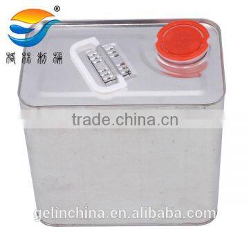 2.5L metal bucket for chemical and oil