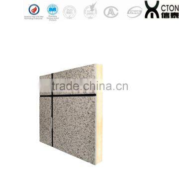 artificial granite surface finishing rock wool insulation composite board