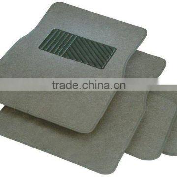 Car Carpeted mat with heel pad