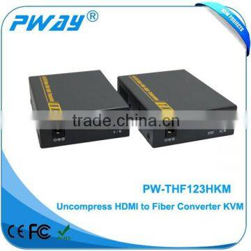 Pinwei PW-THF123HKM 4K HDMI USB KVM Extender Over Fiber Optic Cable UHD Video 4Kx2K