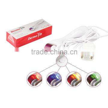 5 in 1 titanium 540 1.5mm needles mirconeedle led light skin roller