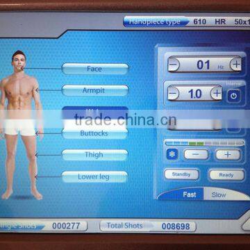 Remove Diseased Telangiectasis Best Professional IPL Machine For Hair Removal Vertical