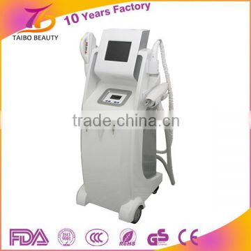 Skin Rejuvenation & Hair Removal E-light Ipl Rf Nd Yag Laser Multifunction Arms / Legs Hair Removal Machine / E Light Ipl Rf Nd Yag Laser 4 In 1 Fine Lines Removal