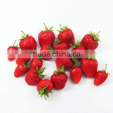 artificial fake strawberry Faux artificial strawberry Fake Foam Craft artificial foam strawberry for Desk Ornament Decor