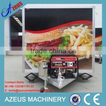 Small Size Mobile Kebab Van With Big Wheels photo-4