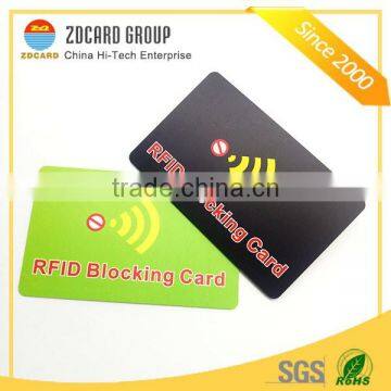 Custom CR80 HF Card Protector RFID Blocking Card photo-2