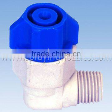 Plastic quick dismantle of washing spray nozzle