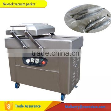 Neweek commercial inject gas double chamber food vacuum packer