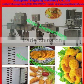 automatic meat hamburger moulding / patty machine processing line