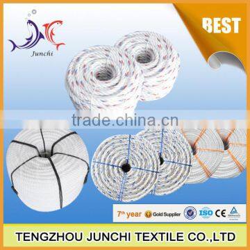 Junchi twisted braided colorful pp baler rope