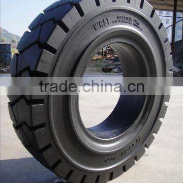 Heavy Duty Solid Tire 10.00-20 for VOLVO Wheel Loaders L20B L25B L35B L30 photo-2