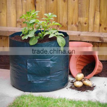 large potato grow bag with pockets