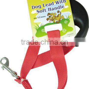 dog leash with soft handle