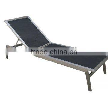 hot stainless steel beach chair sun lounger