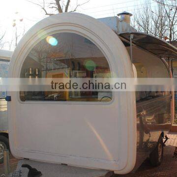 large size mobile steel food trailer