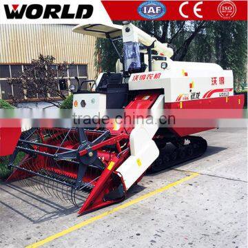 functional WORLD brand small mini rice grain combine harvester price for sale