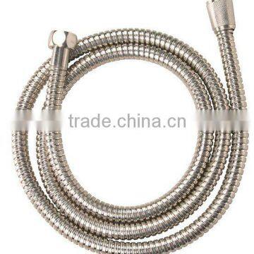 brushed nickel shower hose /ACS approved & according to TUV