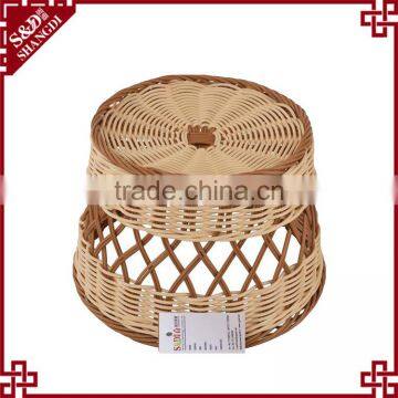 Shop Display French Baguette Bakery Plastic Rattan Food Bucket photo-5