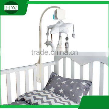 Christmas Gift Promotional Newborn Gift Set Nursery Baby Bed Crib Cot Hanging Bell Musical Mobile Plush Rattle Toy photo-3