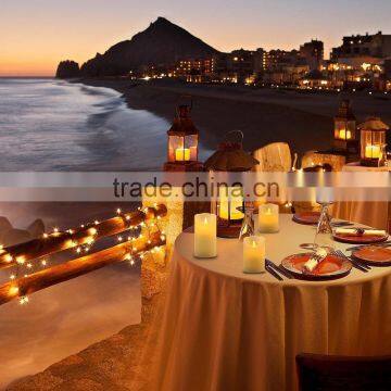 Flameless Candles 3pcs Moving Wick Led Wax Candles With Remote Control Flickering Flameless Candle LED Candles Set 4" 5" 6" photo-5