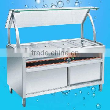 Electric Stainless Steel Hot Food Warmer/Buffet Server/Bain Marie/ Kitchen Equipment