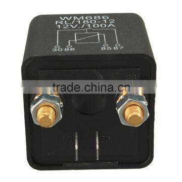 Switch Split Charge 12V 100Amp 4 Pin Heavy Duty ON OFF Relay for Car Van Boat photo-5