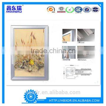 China xindongrui aluminum factory high quality aluminum extrusion profile for advertising display rack