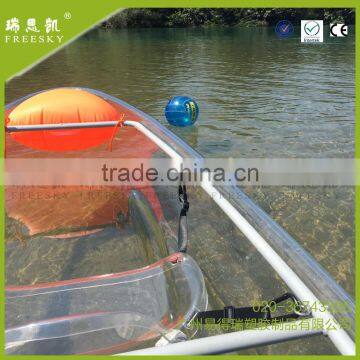 PC 2 Seat Clear Bottom Peddle Kayak Transparent for Sale photo-3