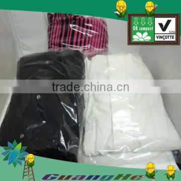 100% Biodegradable plastic packaging,PLA Bag for clothing factory