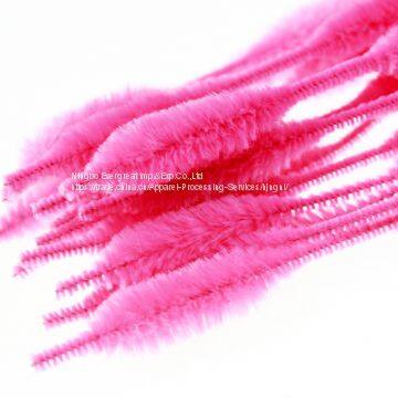 Dacron Bumpy Chenille Stem For Kids Education Red photo-2