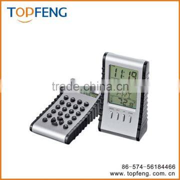 2-in-1 Calculator LCD Clock