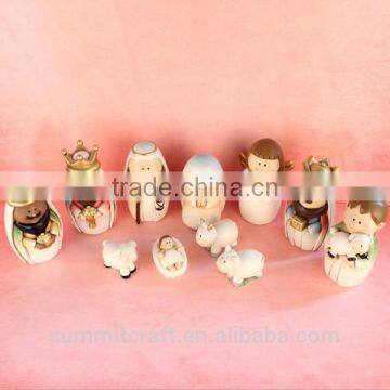 Custom Wholesale Resin Nativity Figurines Christmas Nativity Set photo-2